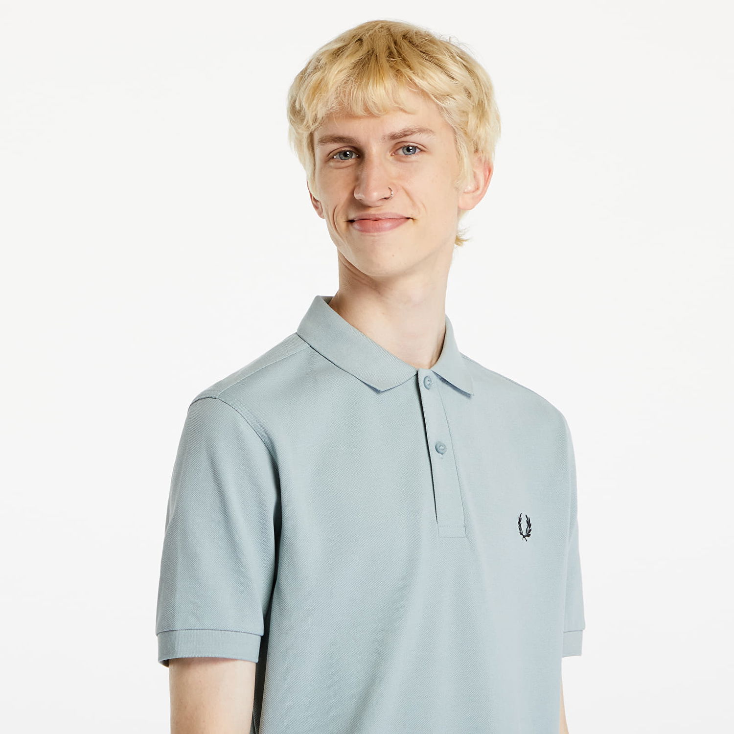 Поло тениска Fred Perry The Shirt Silver Blue/ Black Синьо | M6000 670, 1