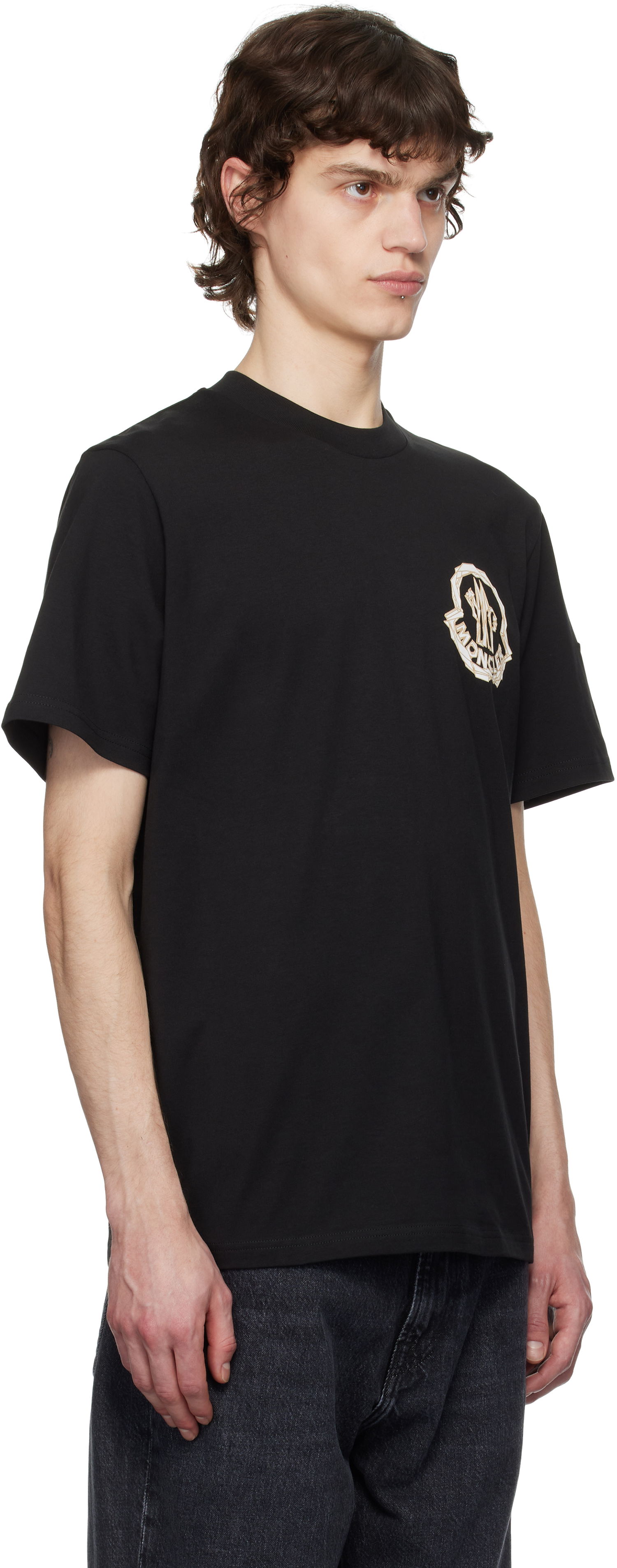 Тениска Moncler Moncler Archivo Creativo T-Shirt Черно | K10918C0005289AJS, 1