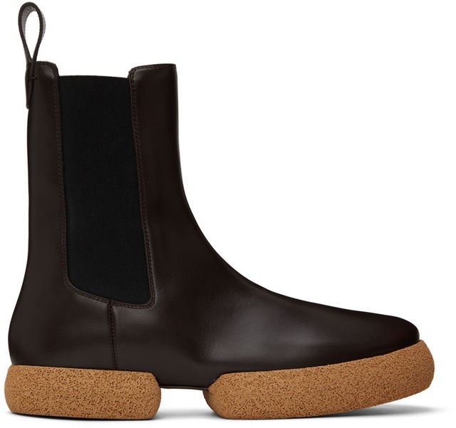Dries Van Noten Leather Chelsea Boots
