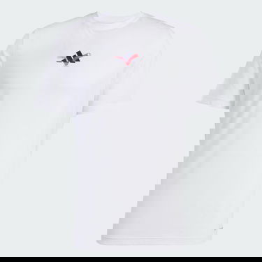 Тениска adidas Performance Tennis Happy 3 Balls Graphic Tee Бяло | JD8252, 4