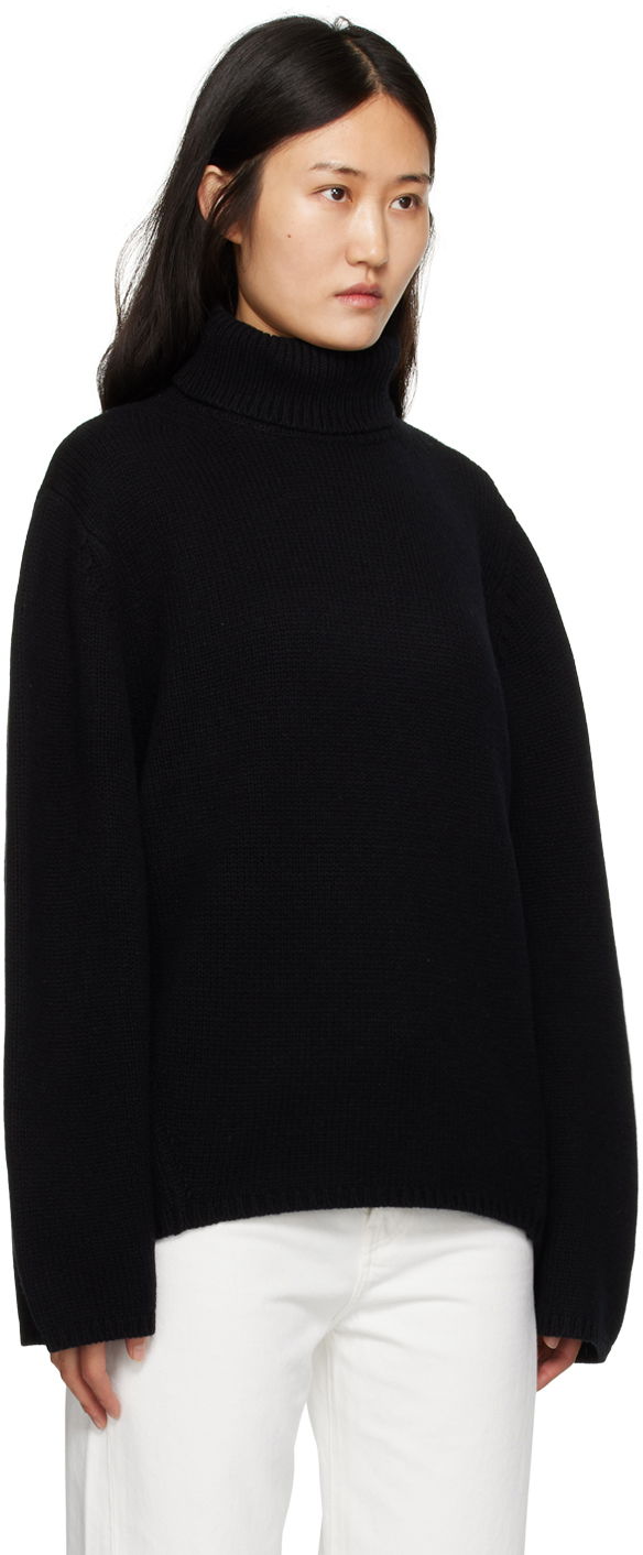 Пуловер TOTEME TOTEME Heavyweight Turtleneck Sweater Черно | 211-561-754, 1