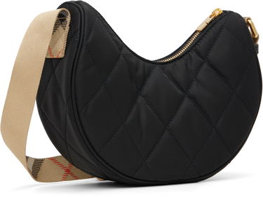 Чанта през рамо Burberry Burberry Quilted Horseshoe Crossbody Bag Черно | 8111928, 2
