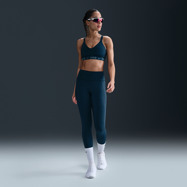 Сутиен Nike Nike Universa 7/8 High-Waisted Mid-Support Pocket Leggings Тъмно синьо | HQ6813-478, 0