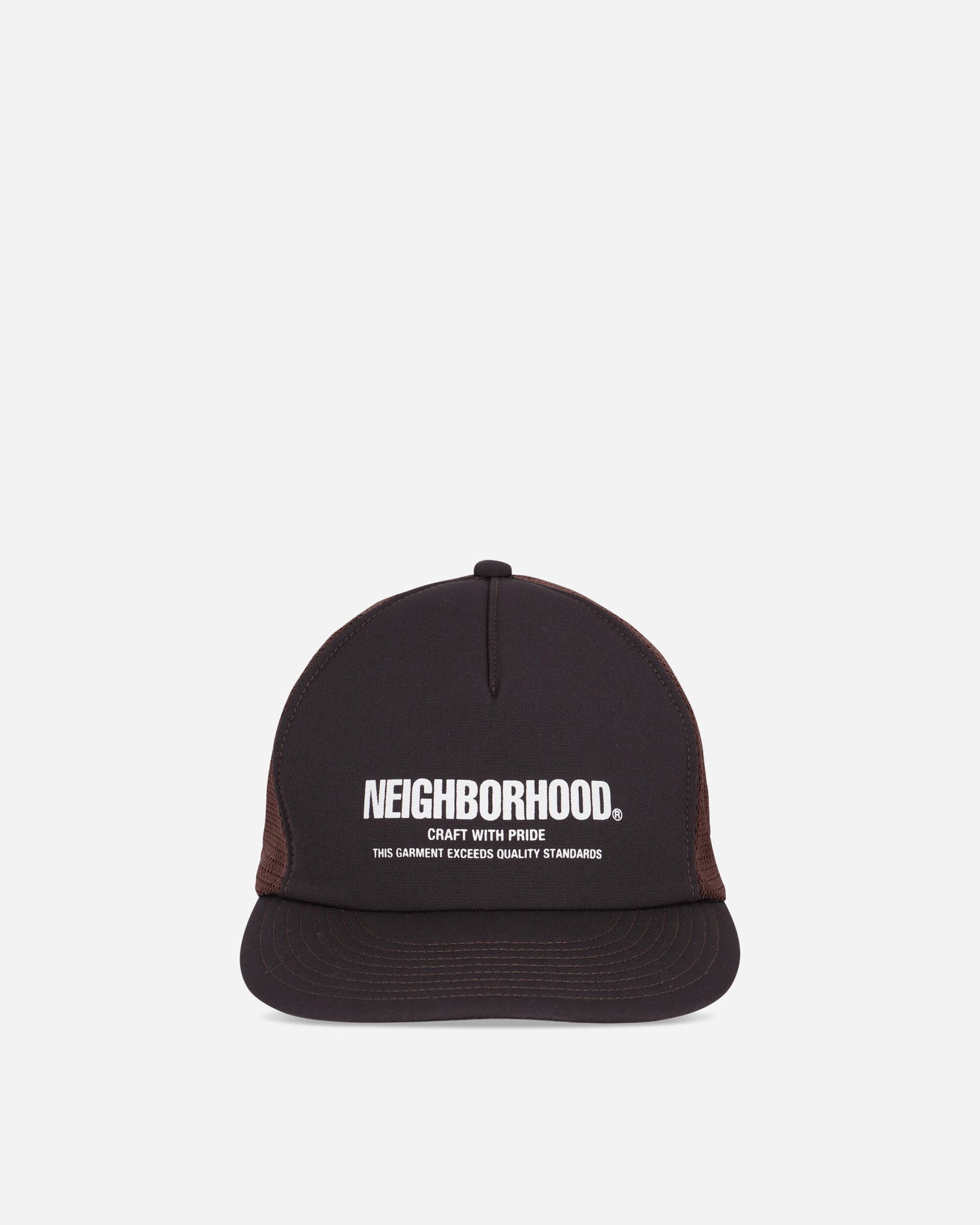 Шапка с козирка Neighborhood Neighborhood Mesh Trucker Cap Кафяво | 251YGNH-HT06 BR, 1