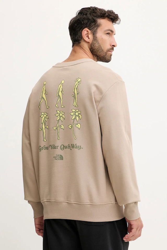Connect Relaxed Grow Your Own Way Graphic Print Sweatshirt