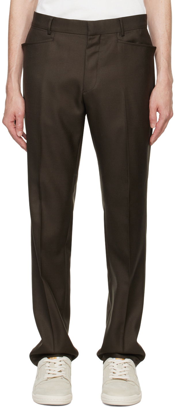 Brown Atticus Western Pocket Trousers