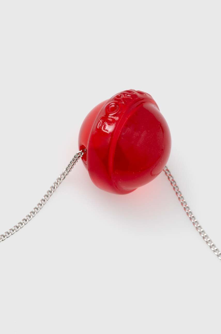 Колие Fiorucci Fiorucci Lollipop Pendant Necklace Червено | Red lollipop necklace, 1