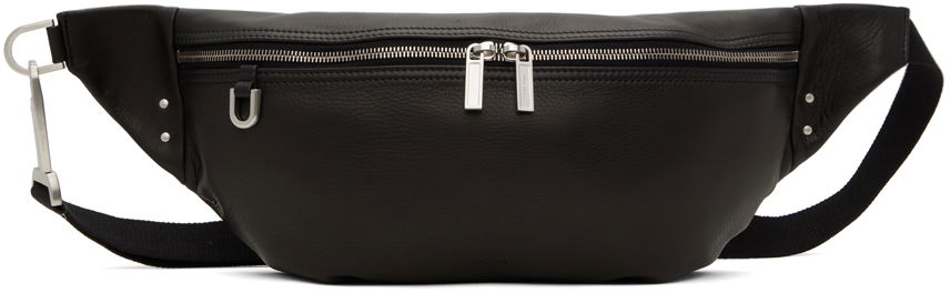 Чанта за кръста Rick Owens Black Porterville Bumbag Pouch Черно | RA02D0531 LCN, 0