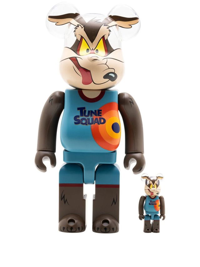 Wile E. Coyote "Space Jam: A New Legacy" BE@RBRICK 100% and 400% figure set - Brown