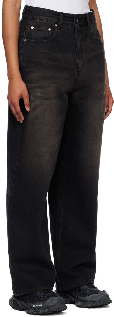 Дънки We11done We11done Wide-Leg Jeans Черно | WD-DP1-23-357-W-BK, 1