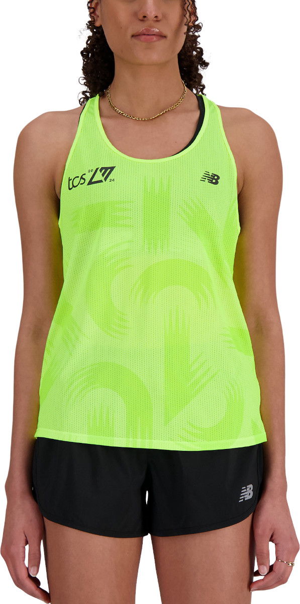 Потник New Balance London Edition Printed Athletics Tank Жълто | wt41297d-bio