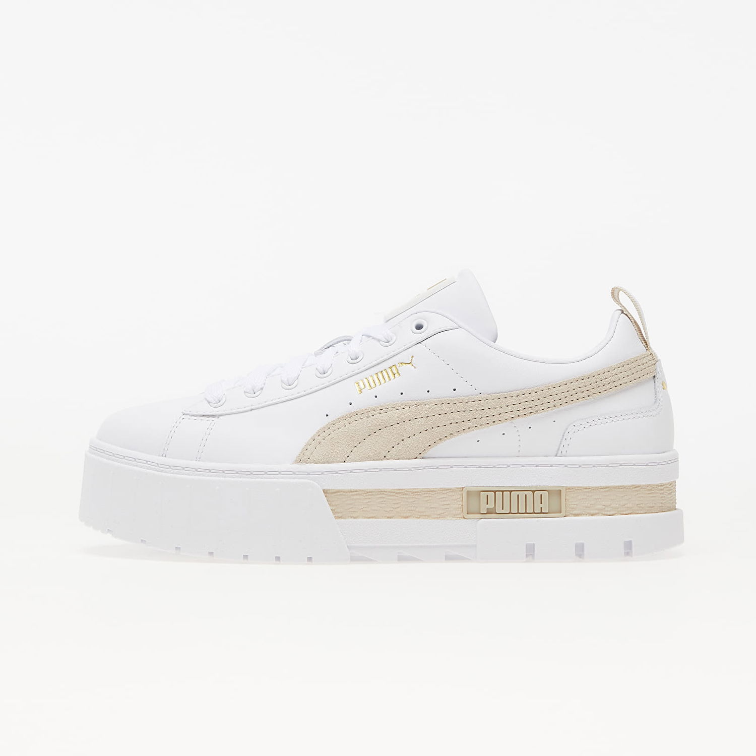 Кецове и обувки Puma Mayze Leather W Бяло | 38198302, 0