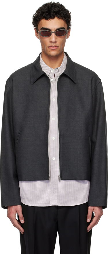 Яке бомбър OUR LEGACY Our Legacy Mini Cropped Jacket Сиво | M2250MP, 0
