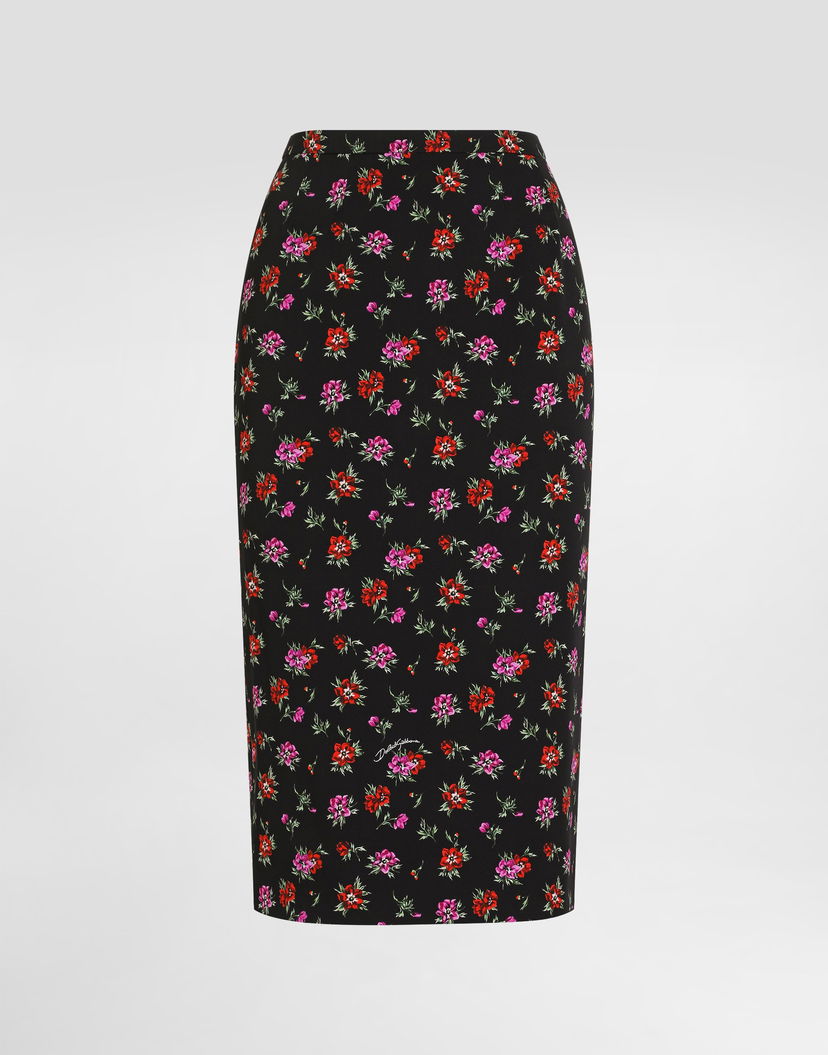 Пола Dolce & Gabbana Dolce & Gabbana Floral-print Straight Skirt Многоцветен | F4DBNTFSA8EHN5XS