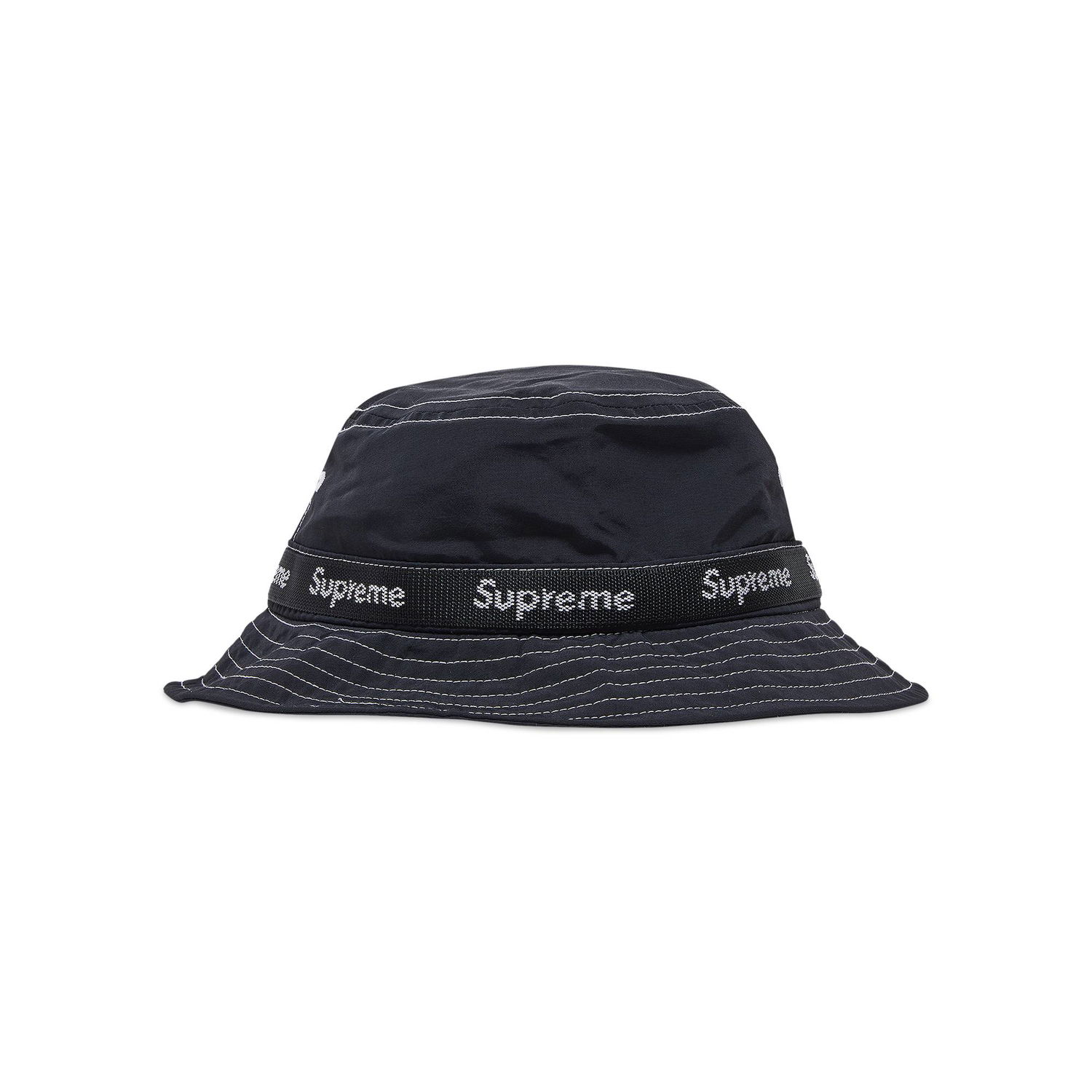 Шапка Supreme Webbing Crusher Черно | FW22H140 BLACK, 1