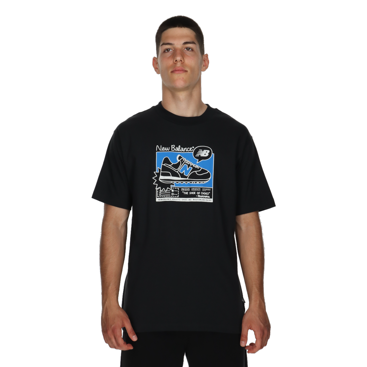 Тениска New Balance Ad Graphic Relaxed Tee Черно | MT41593-BK, 0