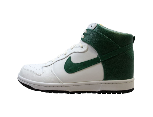 Кецове и обувки Nike Dunk High Premium White/Pine Green-Varsity Maize Зелено | 317891-131