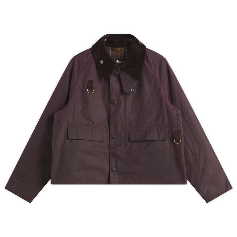 Яке Barbour Men's Spey Wax Jacket Size Large Бургунди | MWX1212RE91