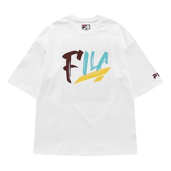 Тениска FILA Fusion Graphic Tee Бяло | T11M216104F-WT, 0