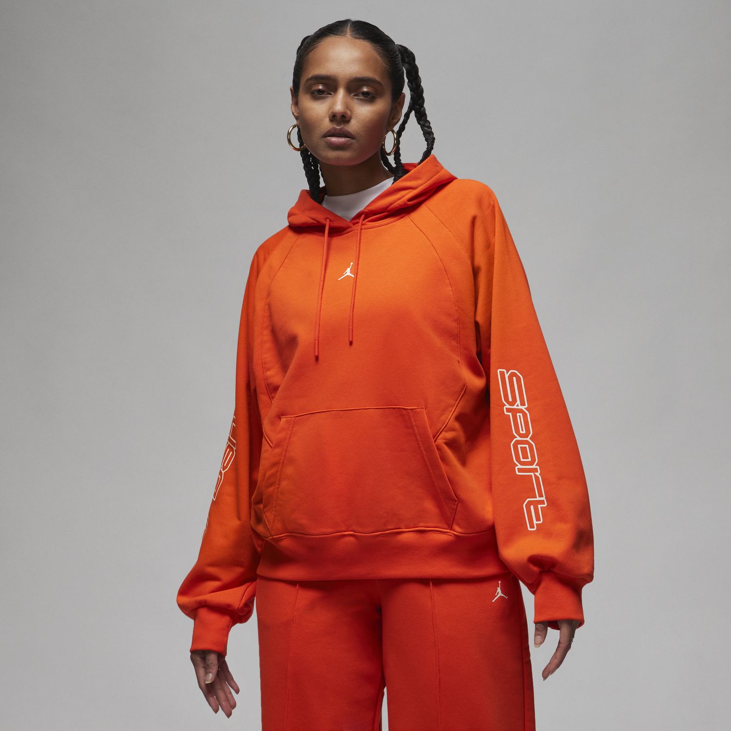 Суитчър Jordan Sport Graphic Fleece Hoodie Оранжево
 | FD7373-633, 0