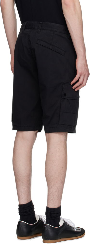 Къси панталони Stone Island Stone Island Supima Cotton Twill Stretch-TC Cargo Shorts Черно | K1S15L100011S0010, 2