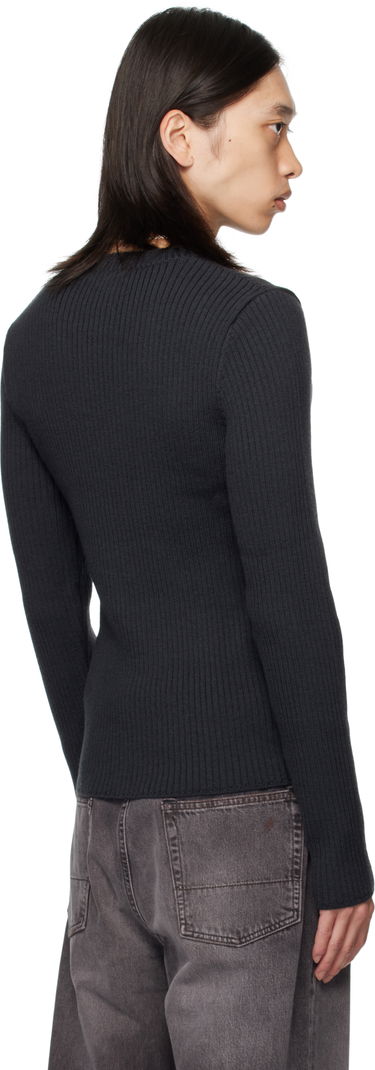 Пуловер OUR LEGACY OUR LEGACY Compact Round Neck Sweater Тъмно синьо | M4253CO, 2