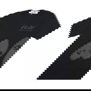 Тениска Comme des Garçons PLAY Three Hearts T-Shirt Черно | AZ T196 051 1, 1