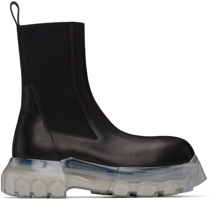 Облекло Rick Owens Rick Owens Porterville Beatle Bozo Tractor Boots Черно | RU02D6881 LOO0, 0