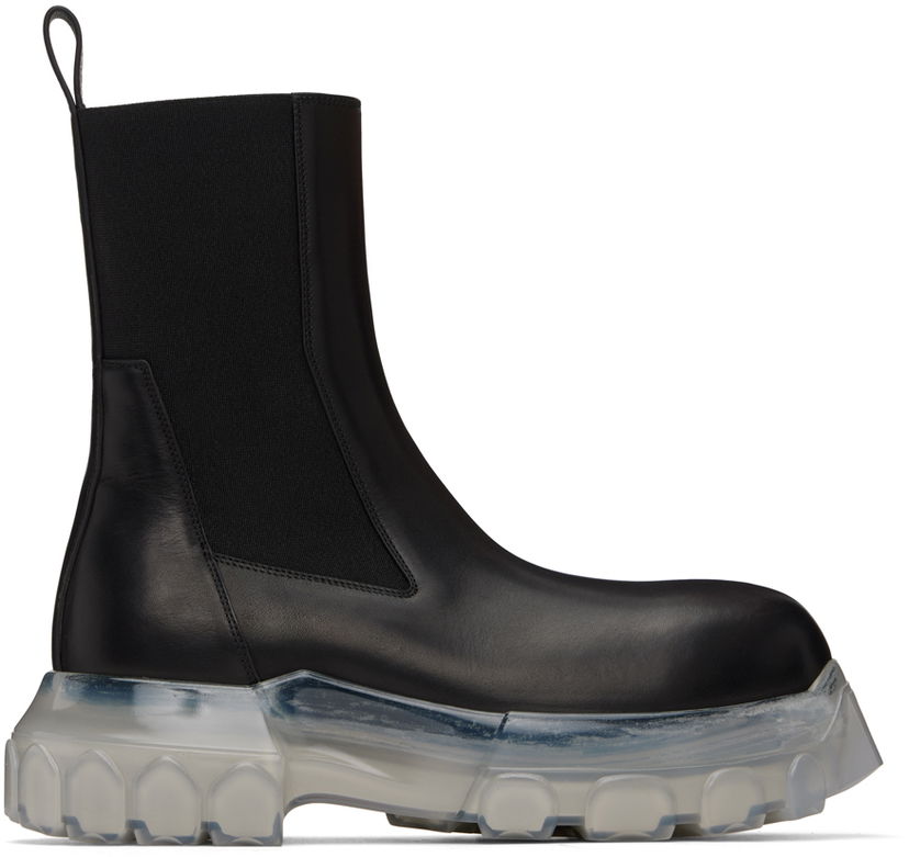 Облекло Rick Owens Rick Owens Porterville Beatle Bozo Tractor Boots Черно | RU02D6881 LOO0