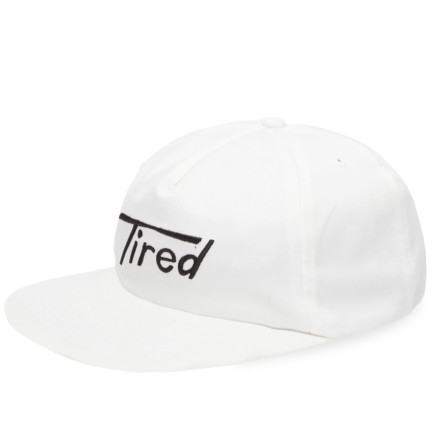 Шапка с козирка Tired Skateboards Tired Skateboards Old Mobil 5 Panel Cap Бяло | TS00299-SNW, 0