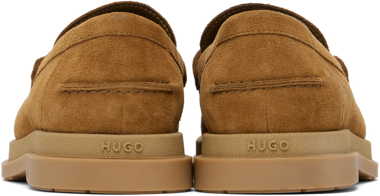 Кецове и обувки BOSS Hugo Suede Loafers Кафяво | 50536215, 1