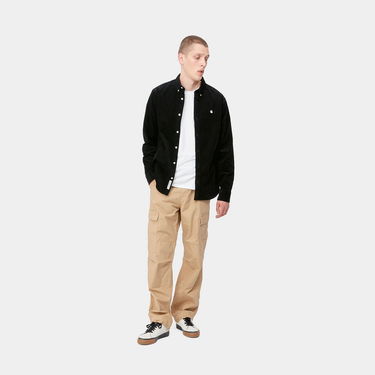 Риза Carhartt WIP L/S Madison Fine Cord Shirt Черно | I030580_0D2_XX, 4
