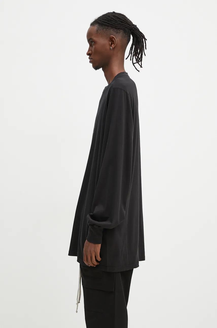 Тениска Rick Owens Jumbo T-Shirt Print Черно | DU02D2261.RNEP3, 1