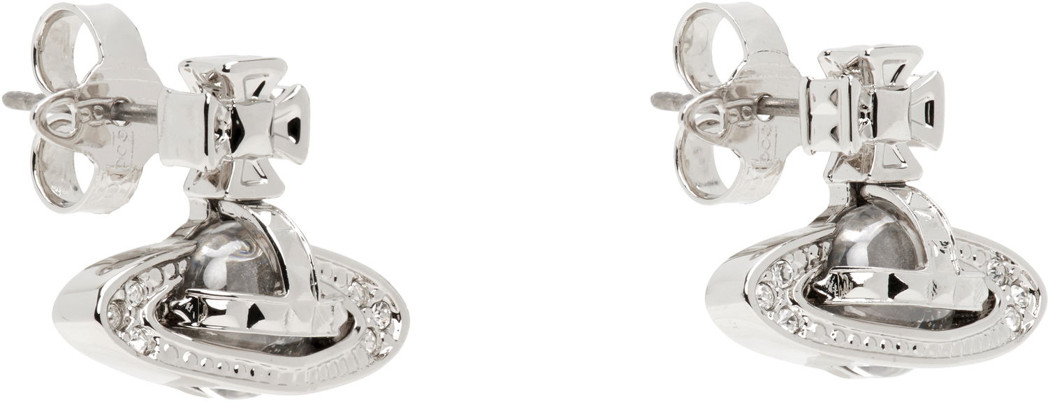 Обеци Vivienne Westwood Vivienne Westwood Pina Bas Relief Earrings Металик | 62010131-02P116-CN, 1