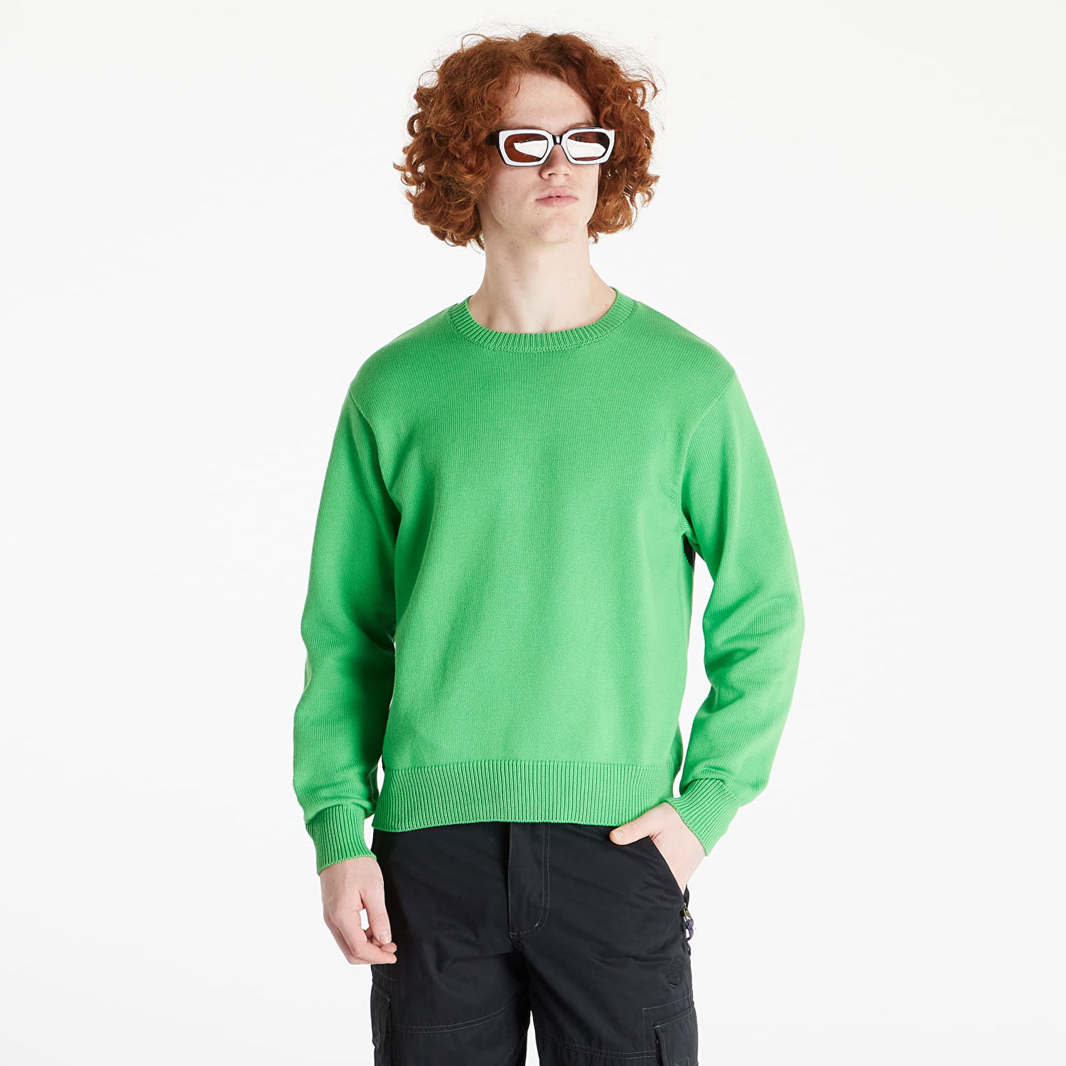 Пуловер Stüssy Bent Crown Sweater Зелено | 117130 lime, 0