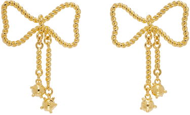 Обеци Chopova Lowena Chopova Lowena Mace Bow Earrings Металик | 6501, 0