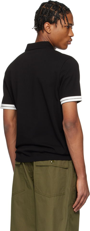 Поло тениска Moncler Moncler Archivio Short Sleeve Polo Черно | K10918A0002789ALK, 2