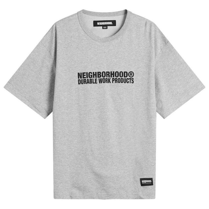 Тениска Neighborhood Neighborhood Sheltech Logo T-Shirt, Size Large Сиво | 251BWNH-CSM02-GRY