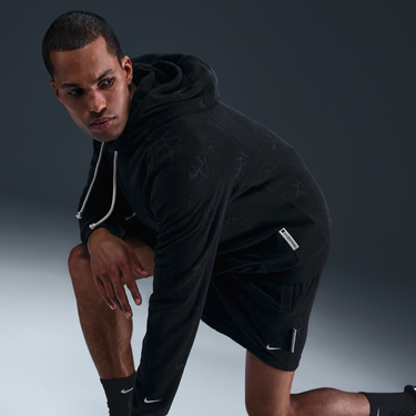 Суитчър Nike Standard Issue Dri-FIT Basketball Hoodie Черно | HJ4223-010, 4