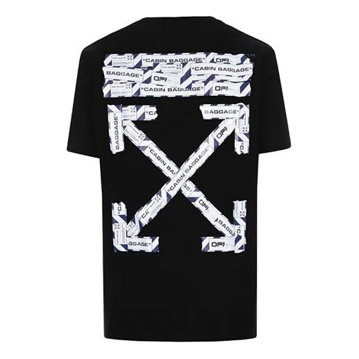 Тениска Off-White Back Arrows Sketch Short Sleeve T-Shirt Черно | OMAA027S201850031088