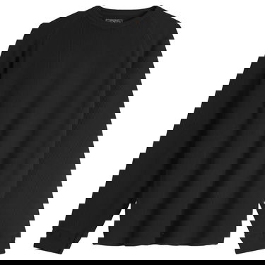 Пуловер BEAMS Beams Plus Long Sleeve Thermal T-Shirt, Size Small Черно | 3814-0057-156-19, 1