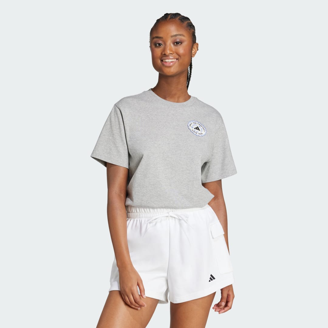 Тениска adidas Performance T-Shirt Farm Сиво | KB2486, 0