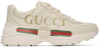 Кецове и обувки Gucci Rhyton Sneakers 'Off-White' Бежово | 500877 DRW00, 0