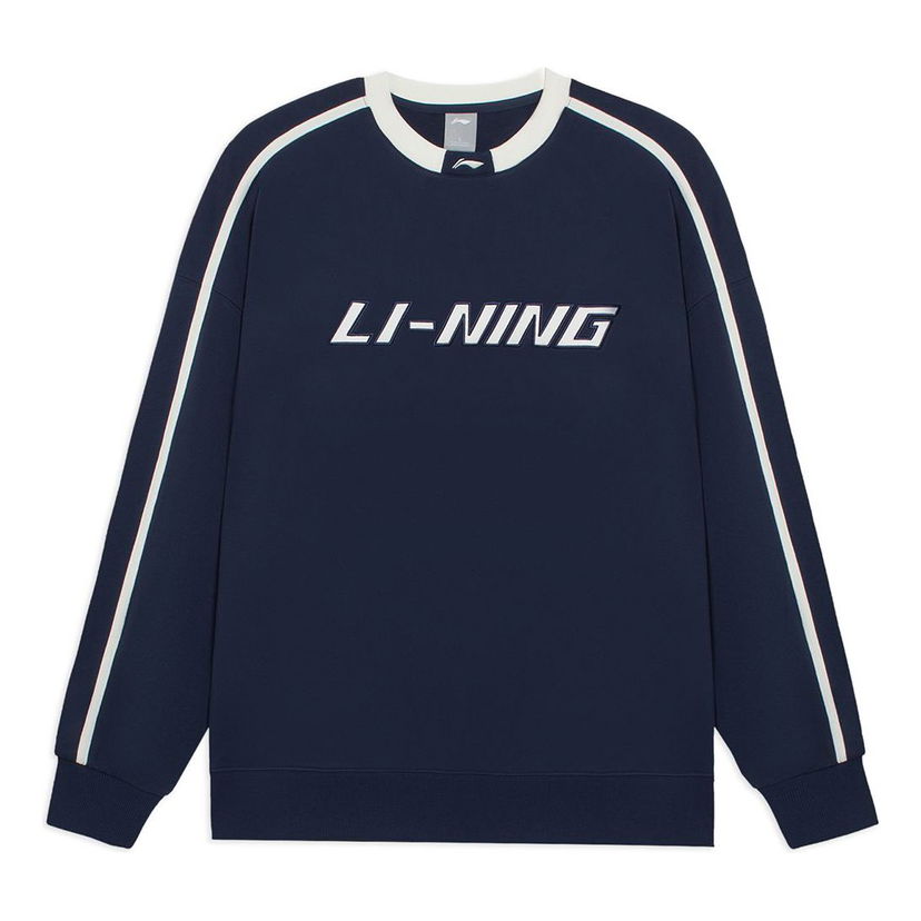 Суитчър Li-Ning Striped Graphic Sweatshirt Синьо | AWDRD50-8
