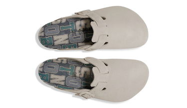 Кецове и обувки Birkenstock Boston BS Suede Leather Regular Fit Clog Бежово | 1030622, 2