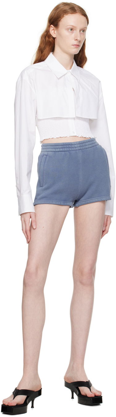Риза Alexander Wang Layered Cropped Shirt Бяло | 4WC3231407, 3