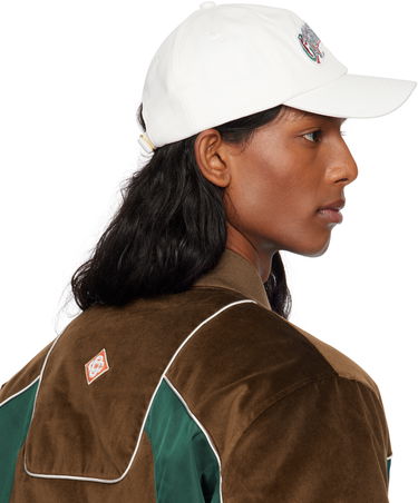 Шапка с козирка Casablanca Casablanca Gothic Logo Patch Cap Бяло | AS25-HAT-002-03, 2