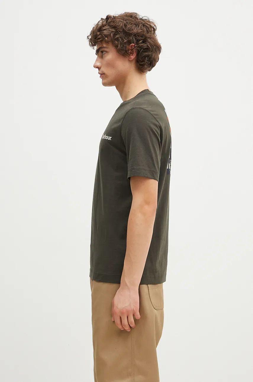 Тениска Barbour Pitbright Relaxed T-Shirt Зелено | MTS1351, 1