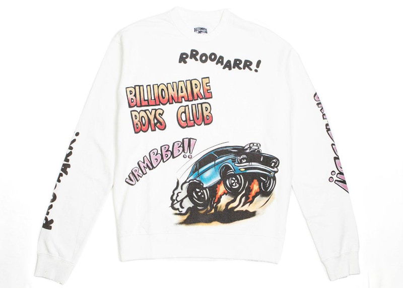 Суитчър BILLIONAIRE BOYS CLUB Billionaire Boys Club BB Roarr Crewneck Sweatshirt Бяло | 8911313WHT, 0