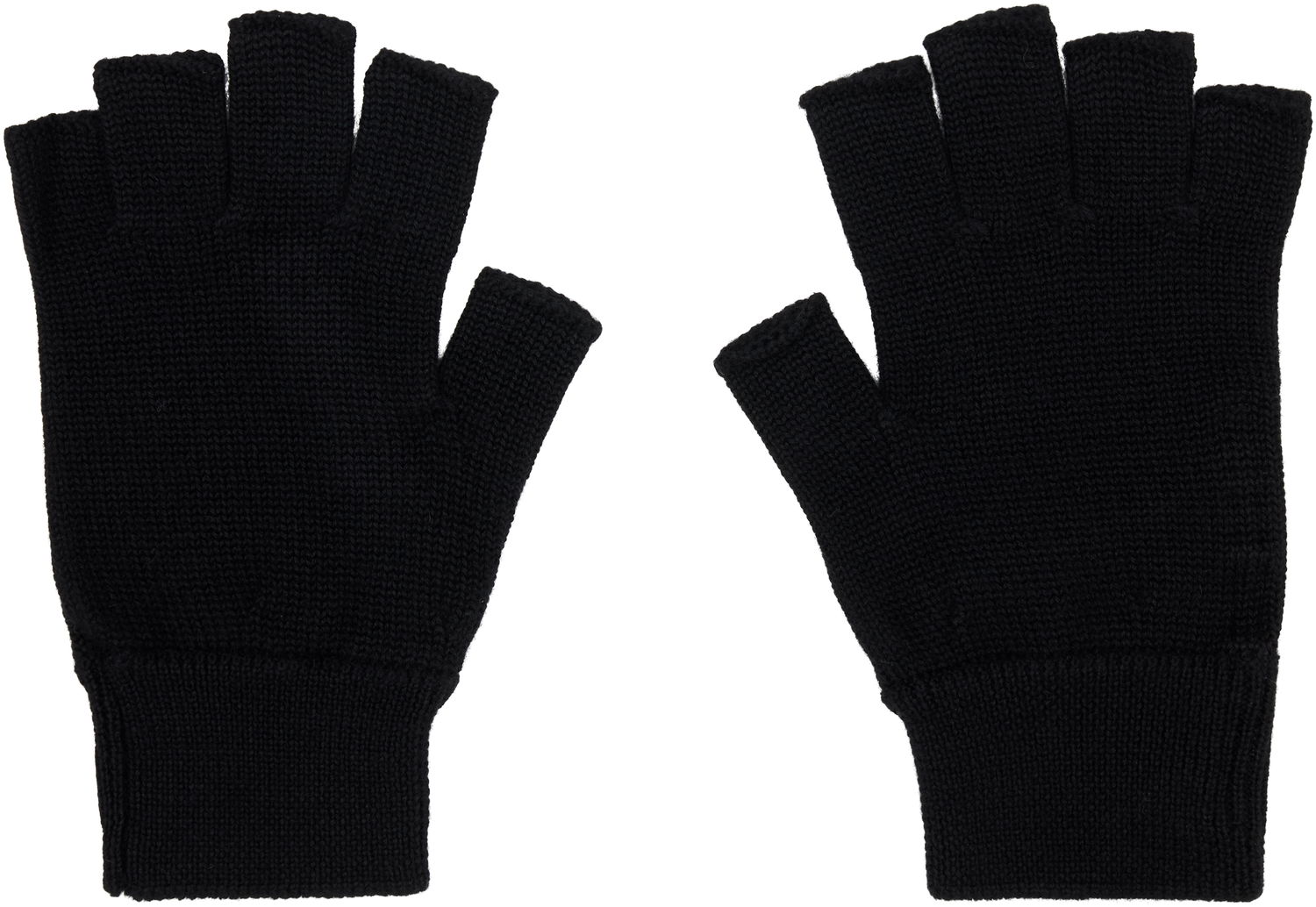 Ръкавици Rick Owens Rick Owens Concordians Fingerless Gloves Черно | RU02E1485 WS, 1